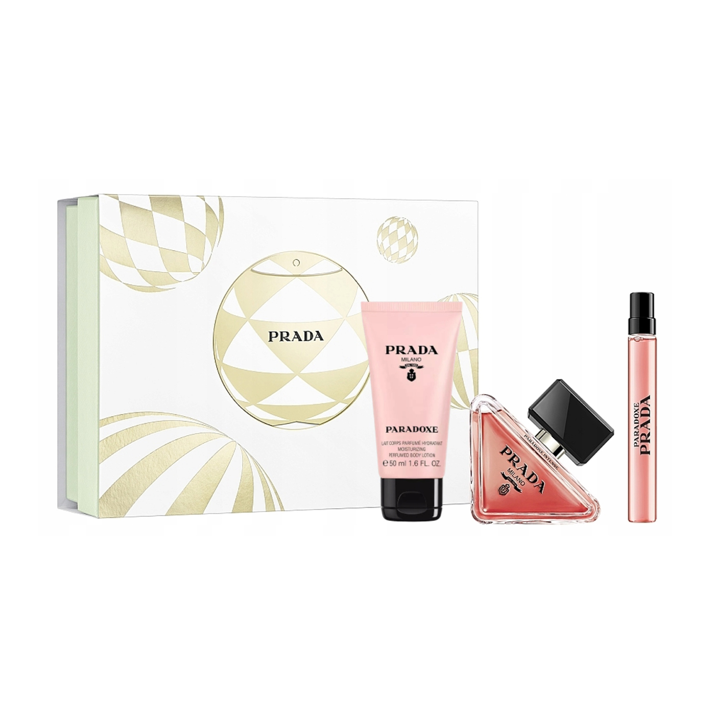 Парфумований набір жіночий Prada Paradoxe Set (парфумована вода, 90 мл + парфумована вода, 10 мл + лосьйон, 50 мл)